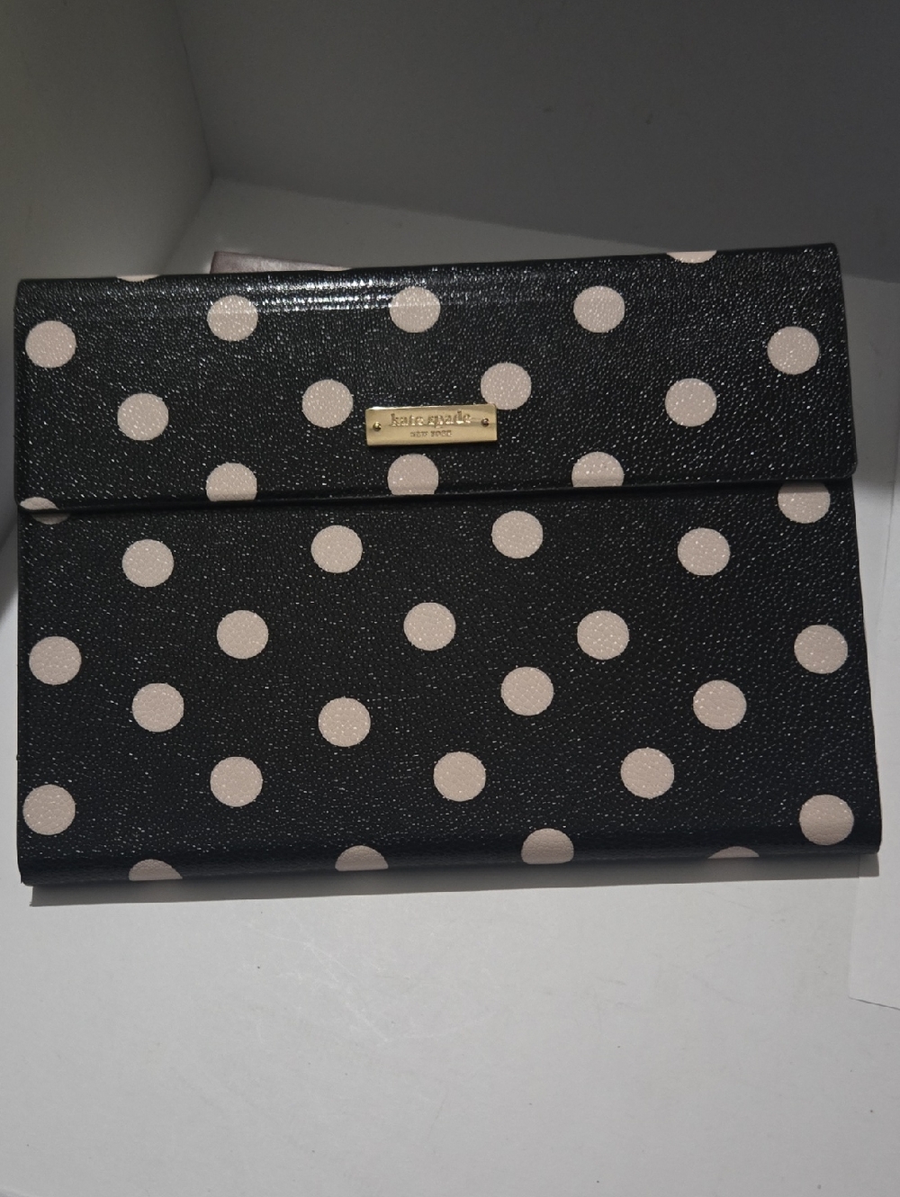 kate spade Black and Cream Polka Dot Tablet  Case